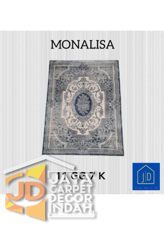 Karpet Permadani Monalisa 11 GG 7 K Ukuran 120x160, 160x230, 200x300, 240x340